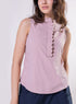 Scallop Detailed Sleeveless Cotton Top